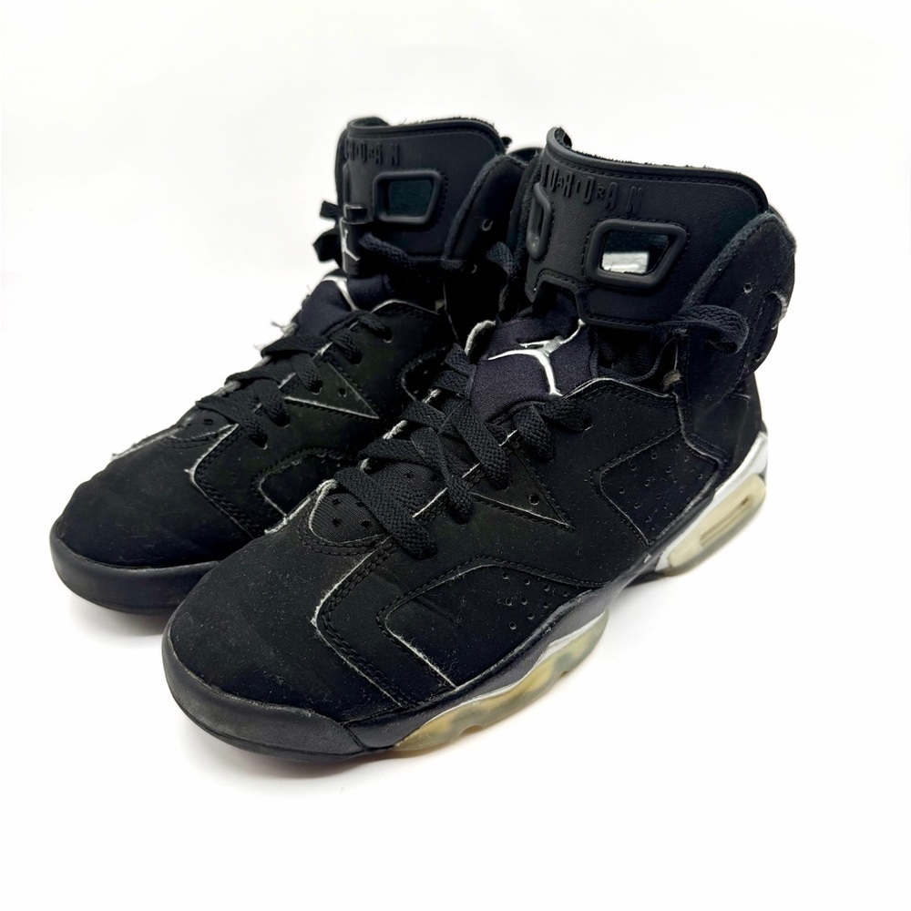 Nike Air Jordan 4.5 Retro GS Metallic Black Silver DX2835-001 Size 4.5Y Kids